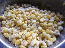 Mixing corn flour - Crispy Corn Recipe