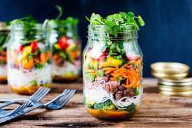 Salad in a jar
