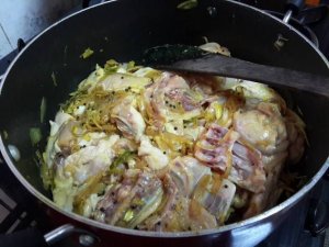 curry leaves chicken - cooking chicken
