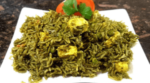 Palak Paneer Vegetable Fride Rice