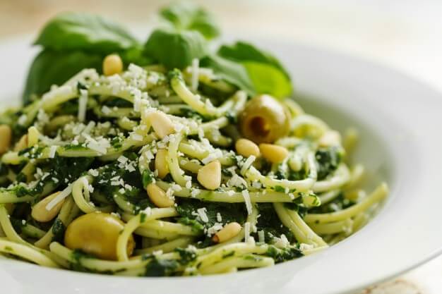 Parmesan and Spinach Pasta